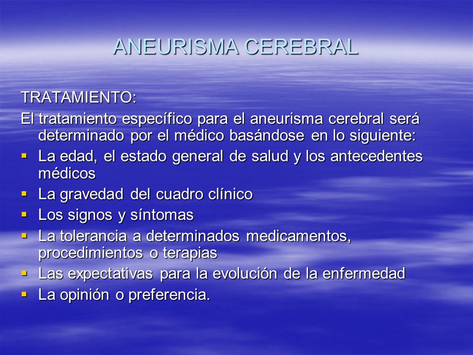 signos y sintomas de un aneurisma cerebral signos y sintomas de un aneurisma cerebral